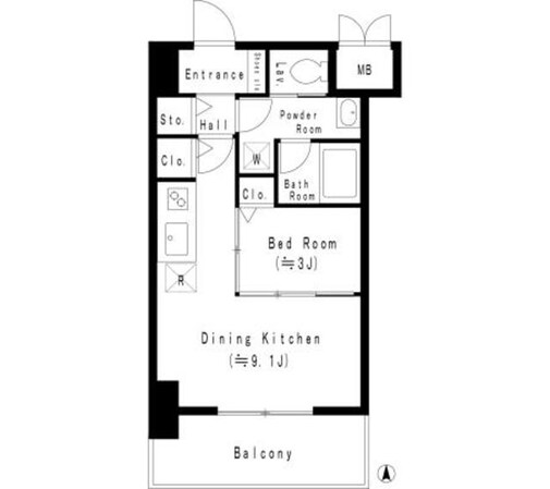 小西マンションの物件間取画像